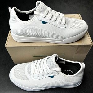 Vegan Womens Sneakers Vessi Weekend 1.5 Size 10 Marble White Waterproof NEW